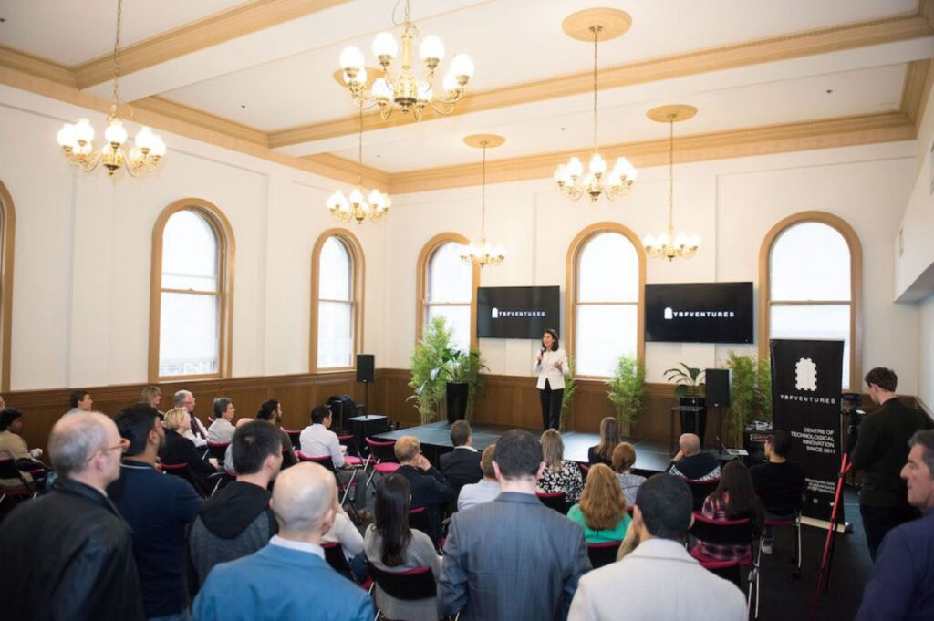 The grand old ballroom at YBF